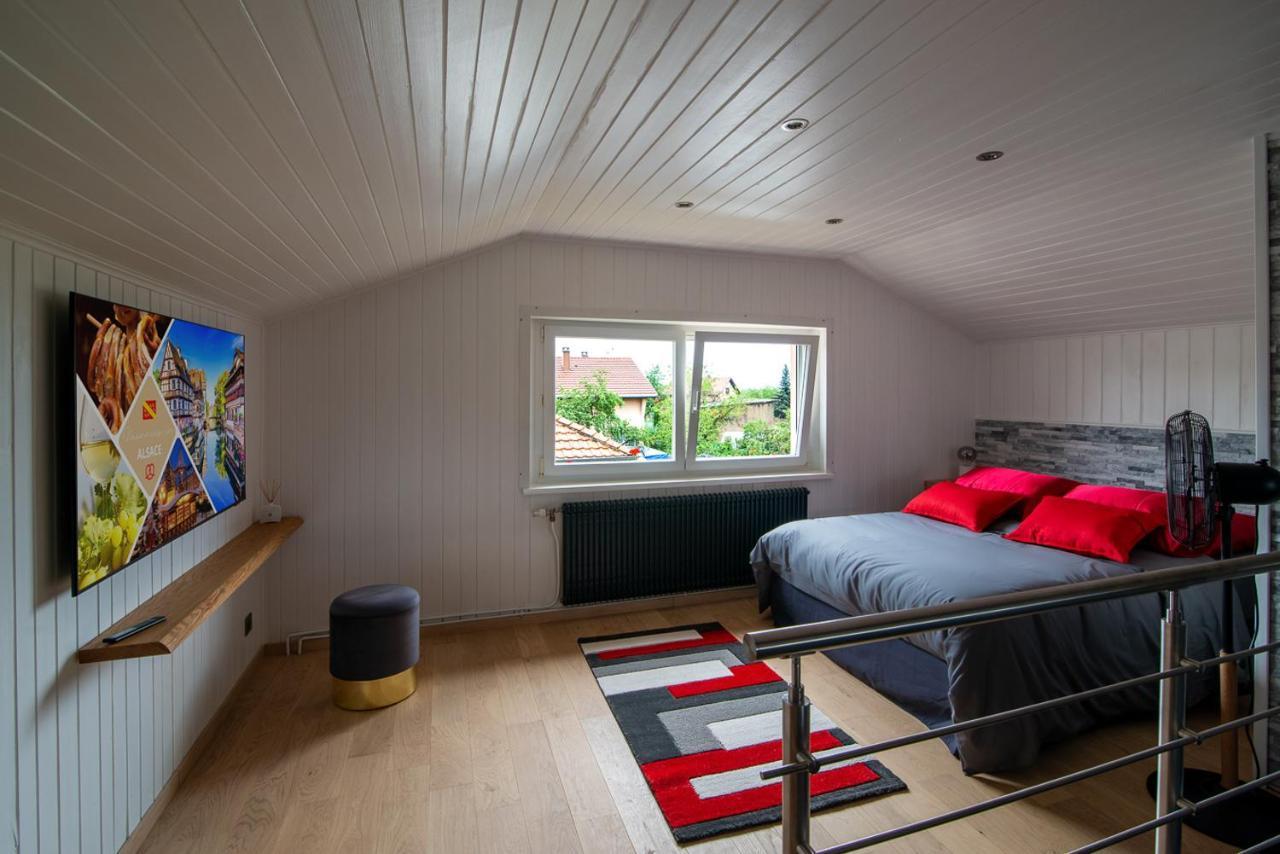 Gite Au Coeur De L'Alsace Maison Gatsby Staffelfelden Luaran gambar